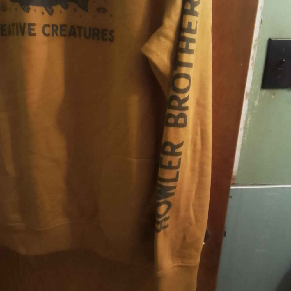 Howler Brothers Creative Creatures Mustard Zip-Up Hoodie Sweater - Picture 12 of 12